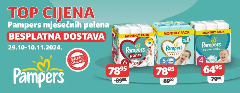 Pampers besplatna dostava