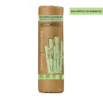 Ecoegg perivi eko-ubrus od bambusa, 20 listova 
