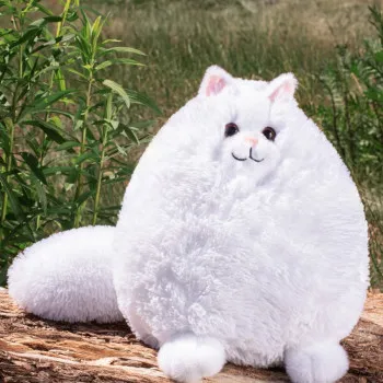 Dream Makers plišana igračka mekana maca, bela 