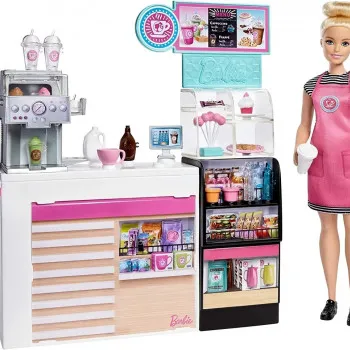 Barbie set - karijere - u kafeteriji 