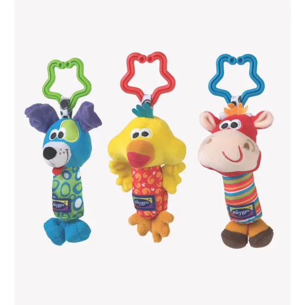 Playgro igračka za kolica veseli trio 