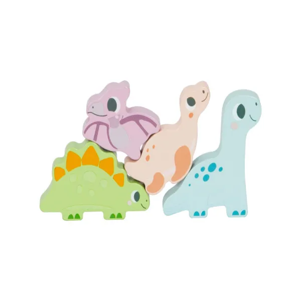 Cute&Cool drvena igračka umetaljka dinosaurus 