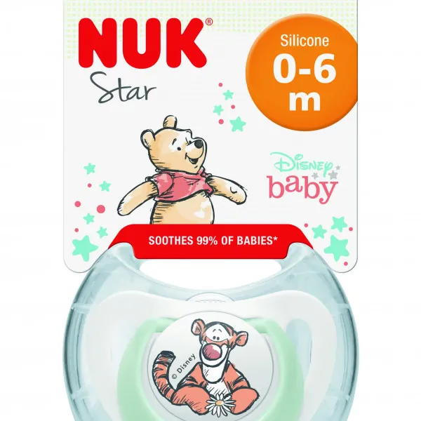 Nuk laža silikon Winnie The pooh box vel.1