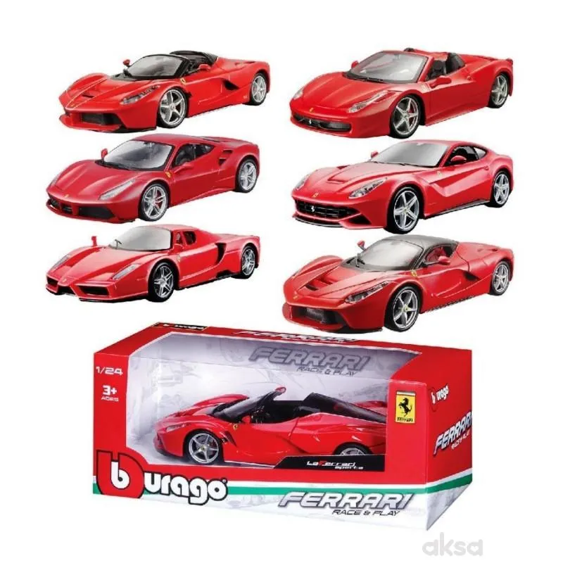 Burago Ferrari R&P Vehicles 1:24 BU26000