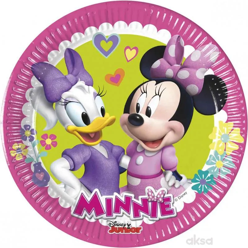 Papirni tanjuri Minnie happy Disney 20 cm  8 kom 
