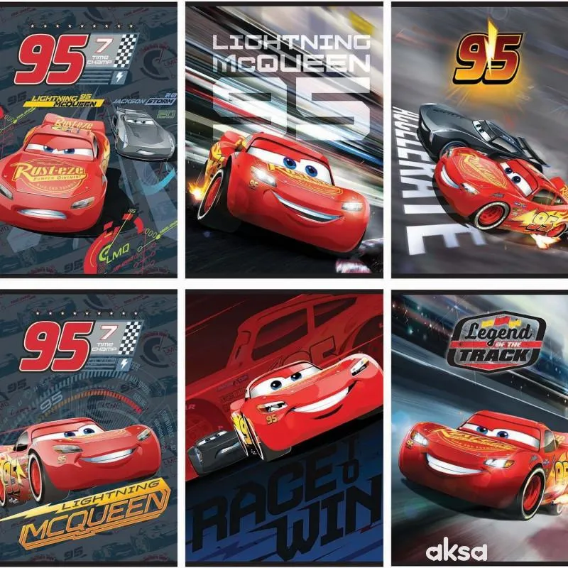 Sveska meka A5/54 bez linija CARS
