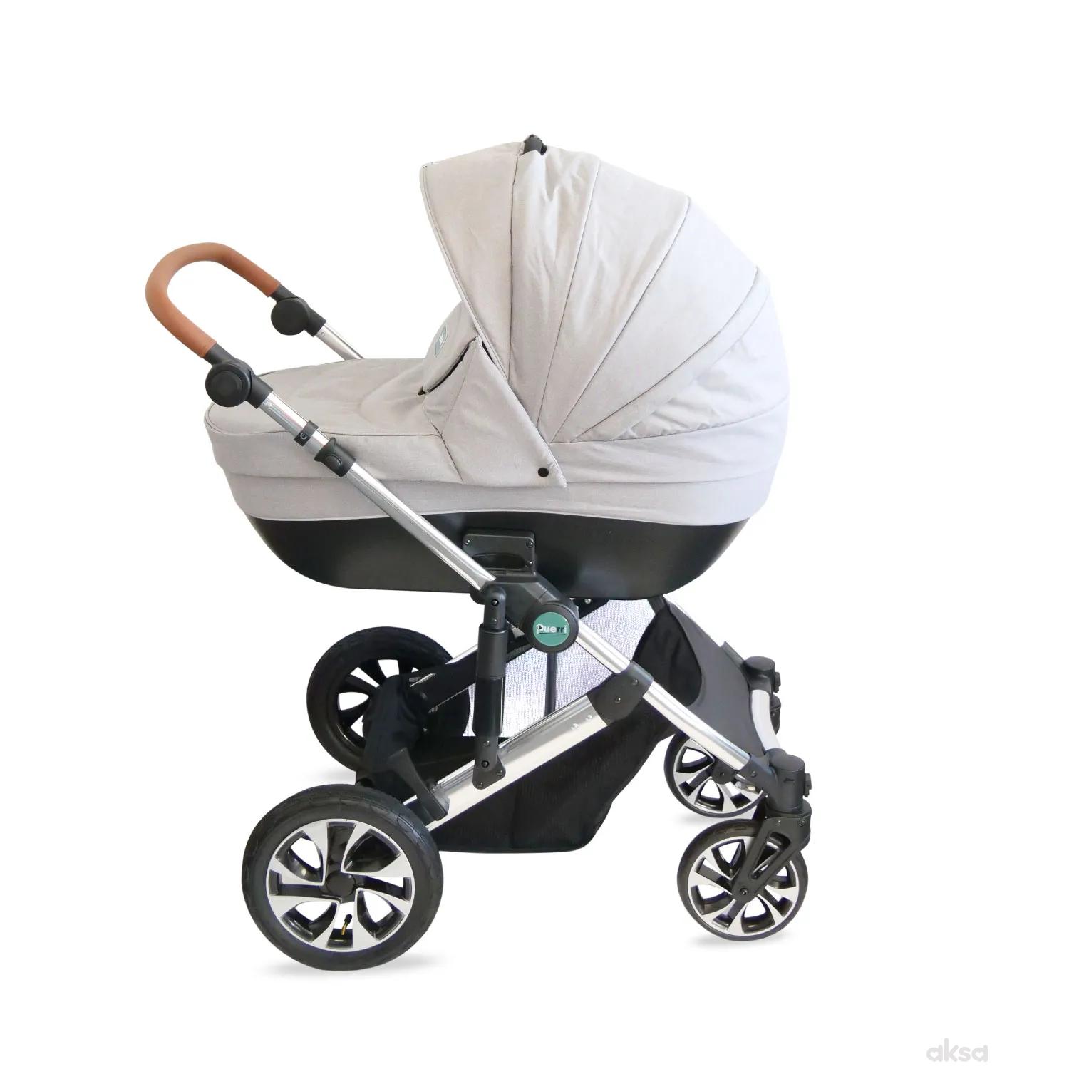 Kinderkraft Passeggino trio Prime Lite 3 in 1 grey 