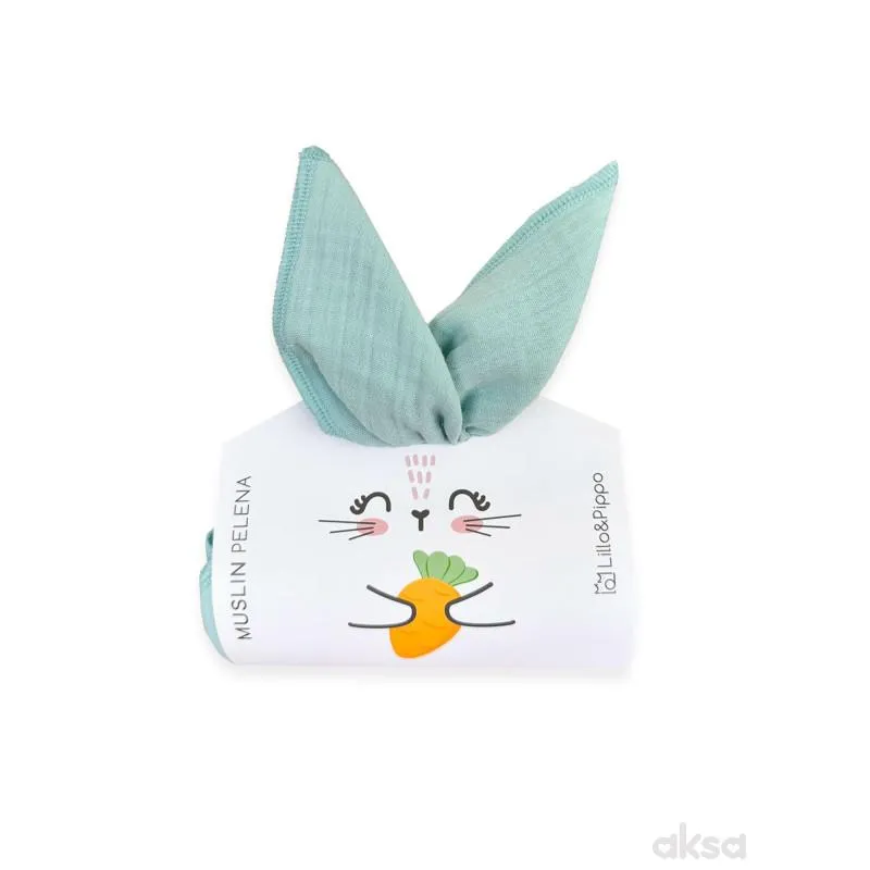 Lillo&Pippo muslin pelena Zeka