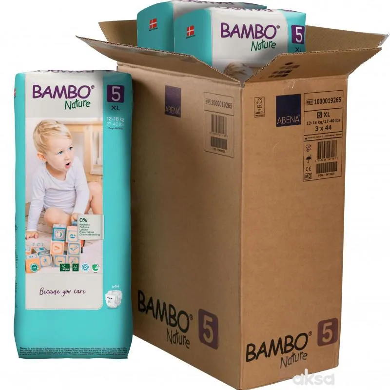 Bambo  pelene mega box 5, 12-18 kg, 132 kom 