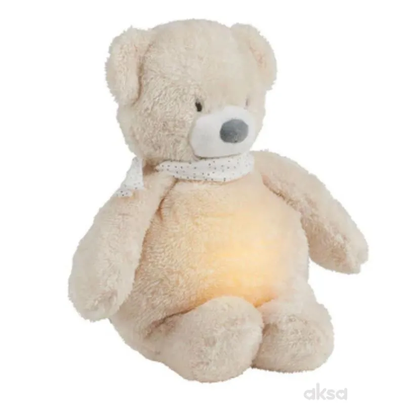 Nattou noćna lampa plišani meda ,bež