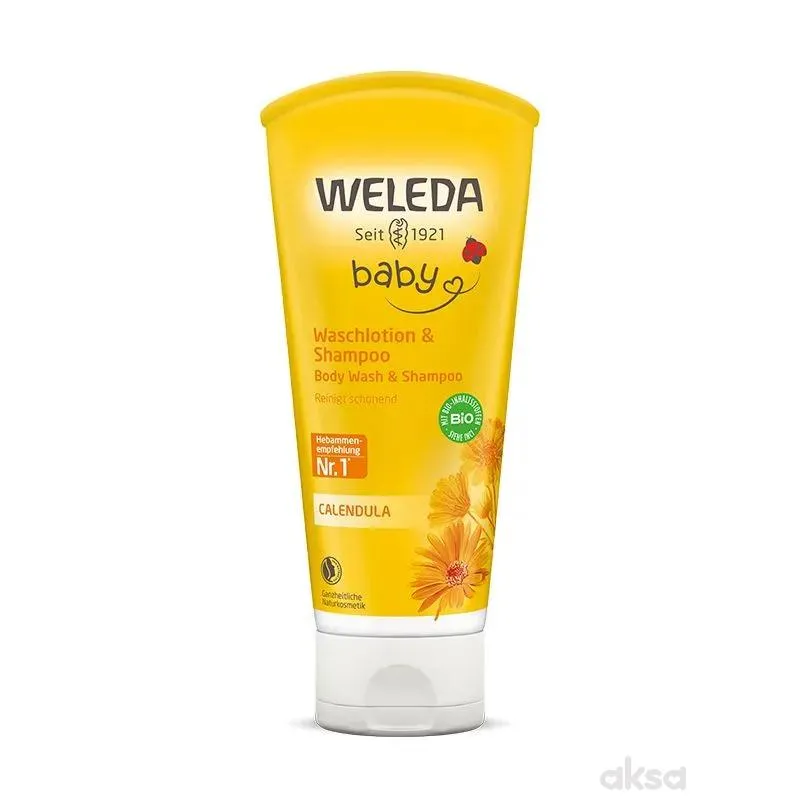 Weleda Šampon i losion za kupanje neven 200 ml 