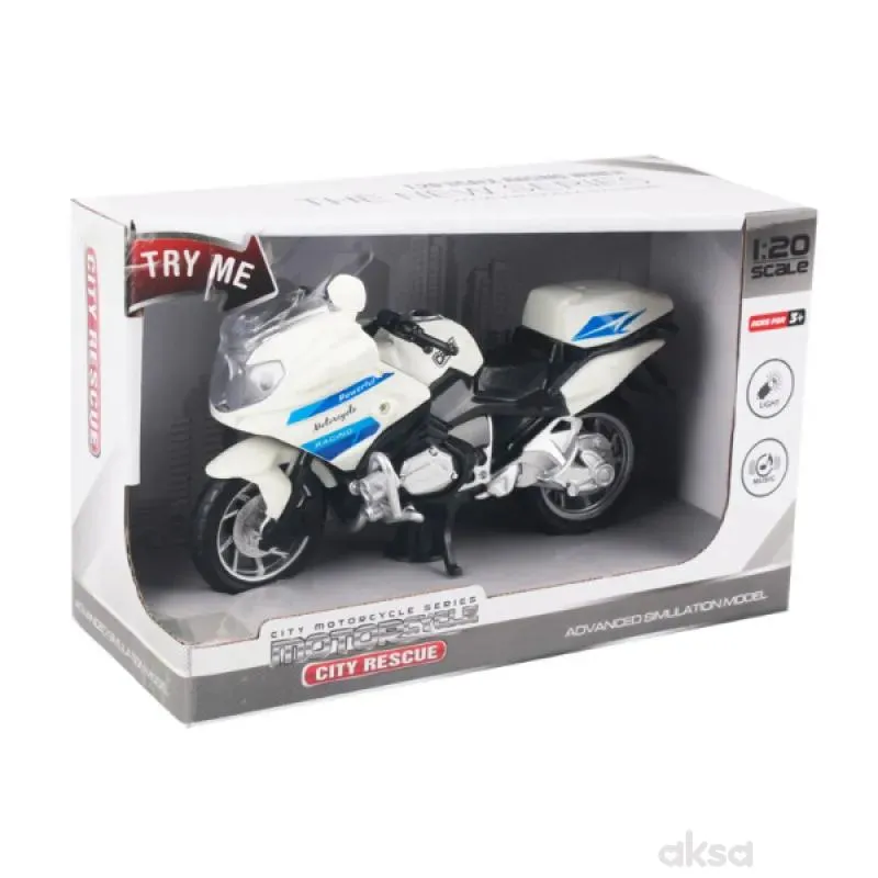 HK Mini igračka sportski motor, beli