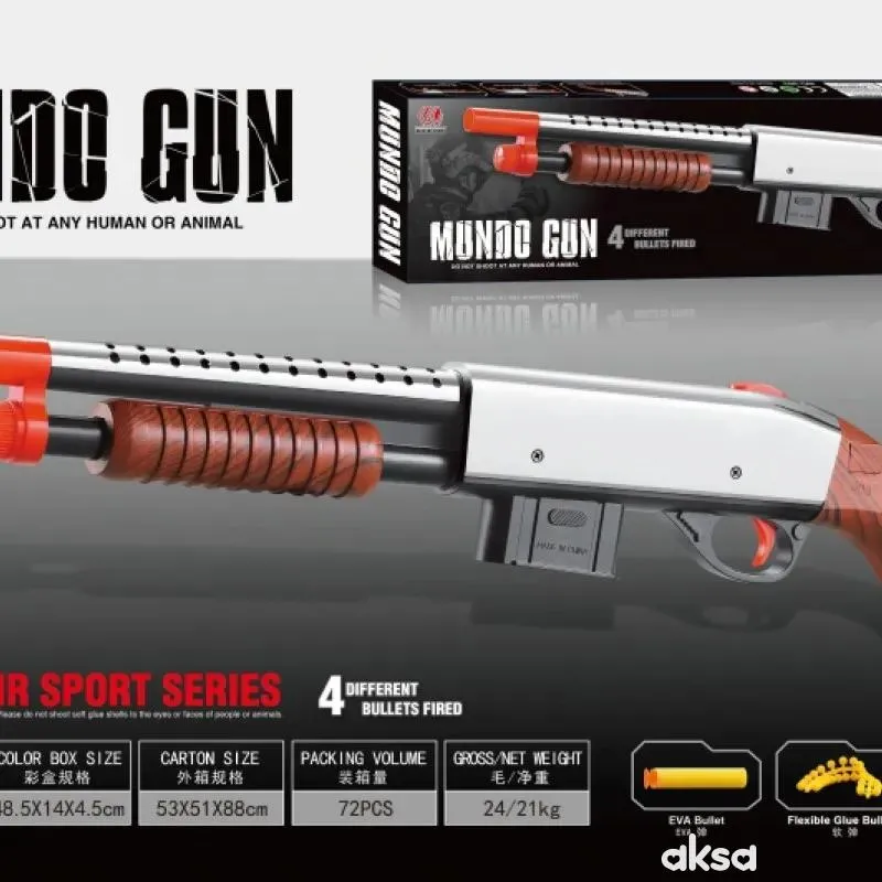 Magaza puška sačmarica airsoft 4u1