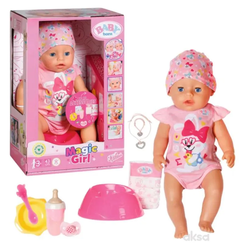 Baby Born lutka Magic girl 43cm