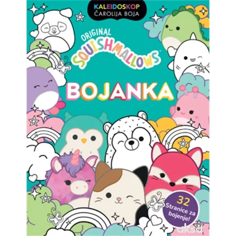 Squishmallows:Zabavna bojanka-sorto 