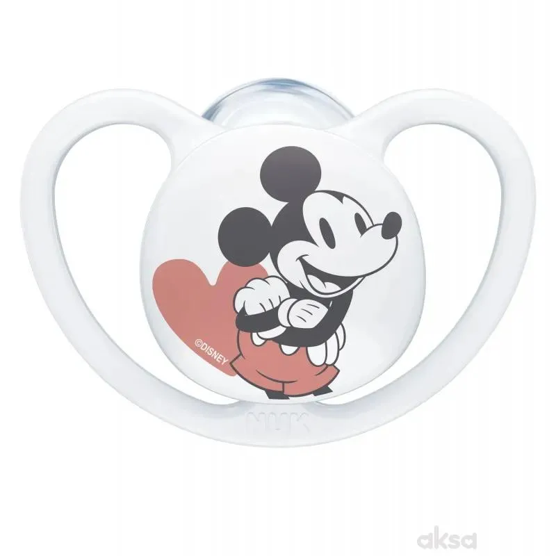 Nuk laža silikon Mickey, 6-18m 